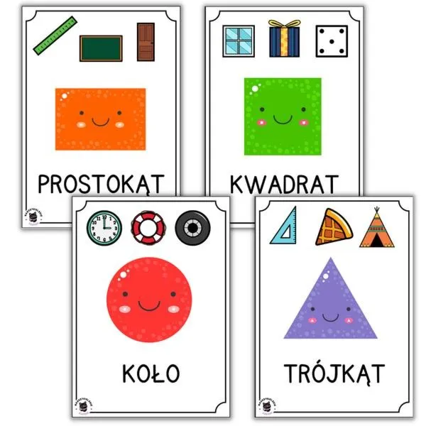 Magiczne przygody z figurami geometrycznymi: Wiersz dla dzieci