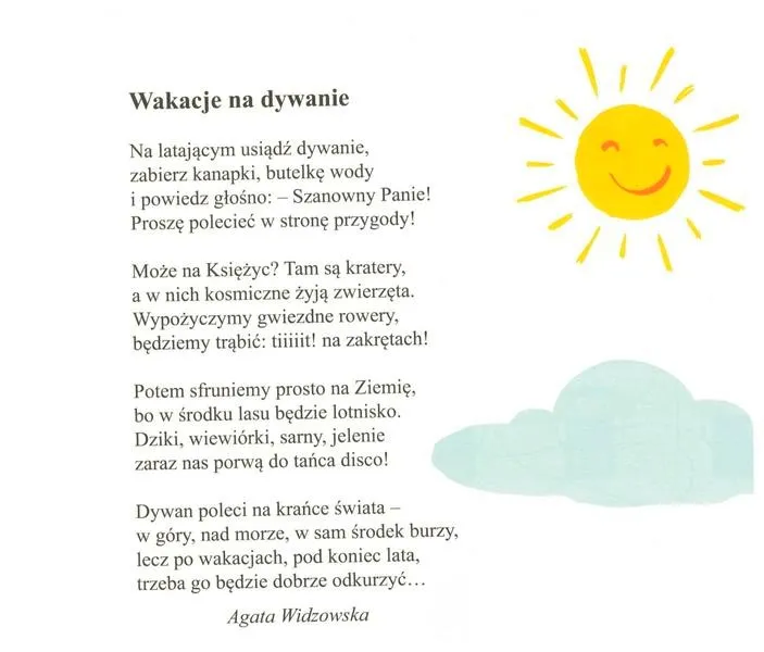 Wakacyjne wiersze dla przedszkolaków, które rozweselą każde serce