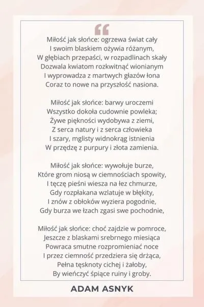 Jak napisać wiersz