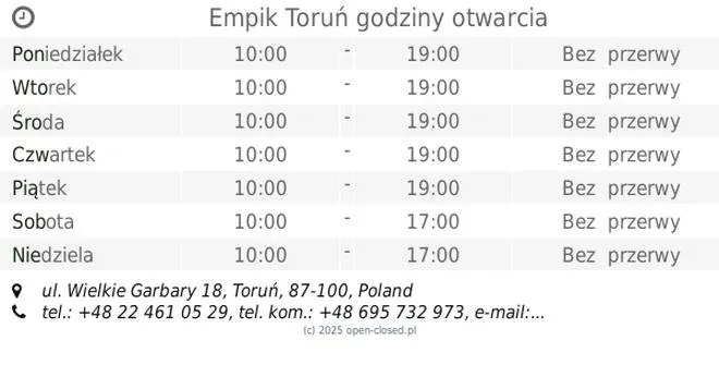 Procedury bezpieczeństwa Empik