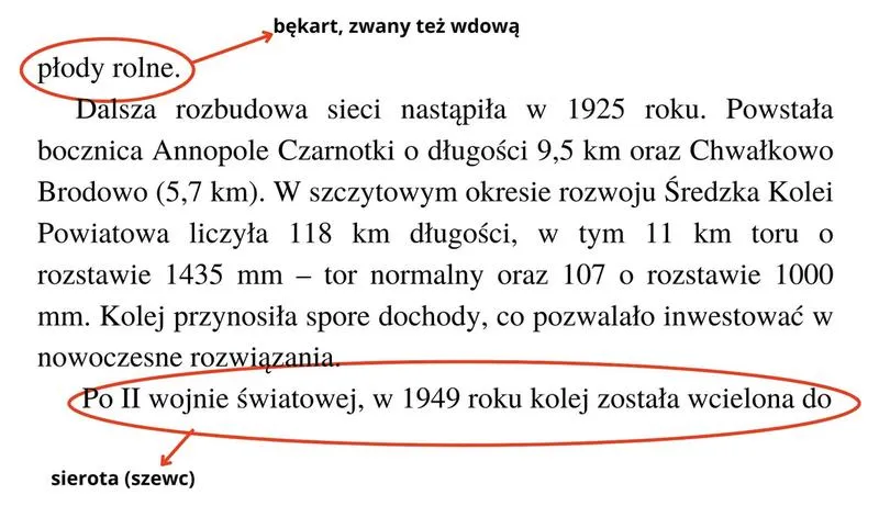 Typografia w Word
