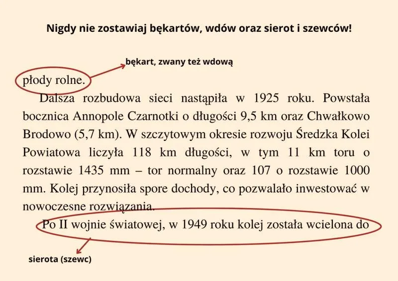 Unikanie sierot
