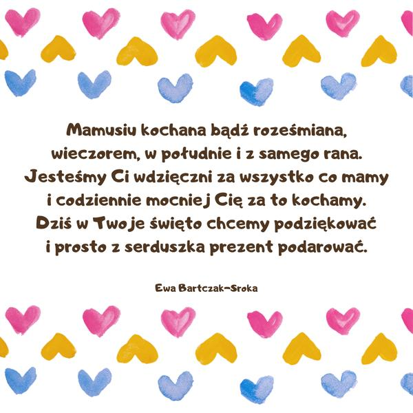 Wiersz dla mamy
