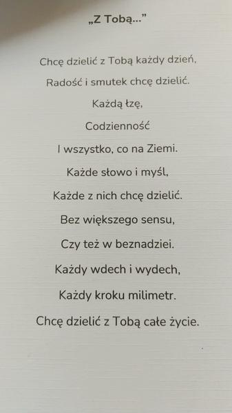 Wiersz miłosny dla dziewczyny
