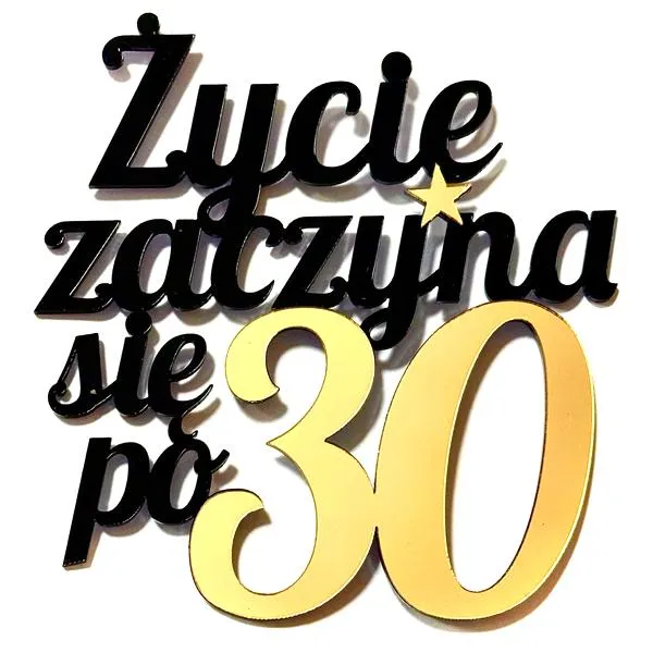 Wiersze na 30 urodziny