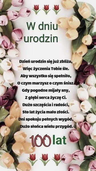 Wiersze na urodziny