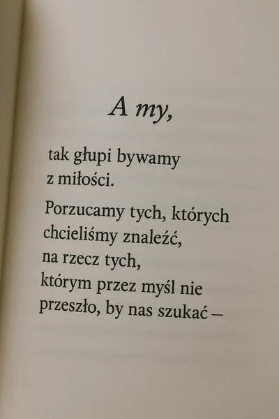 Wyrażenie uczuć wierszem