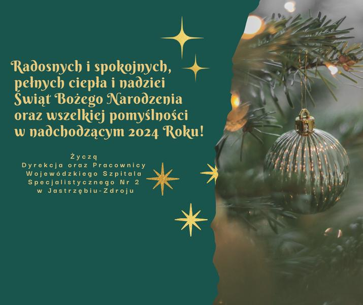 Życzenia bożonarodzeniowe