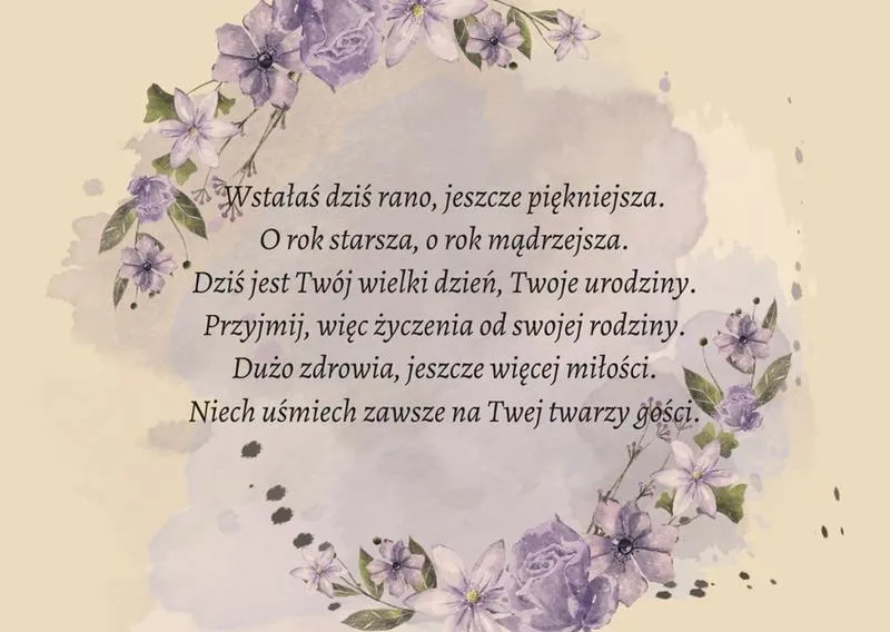 Życzenia dla brata
